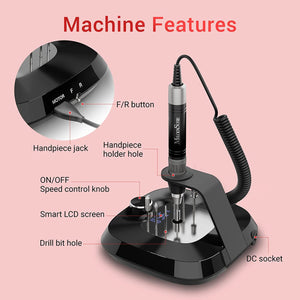MELODYSUSIE MR3-KANON RECHARGEABLE NAIL DRILL