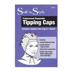 SOFT N STYLE TIPPING CAPS
