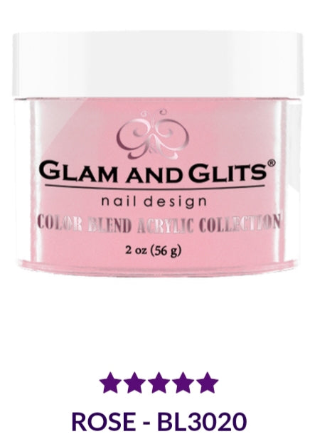 GLAM AND GLITS COLOR BLEND COLLECTION VOL.1 - BL3020 - 2 oz - ROSE
