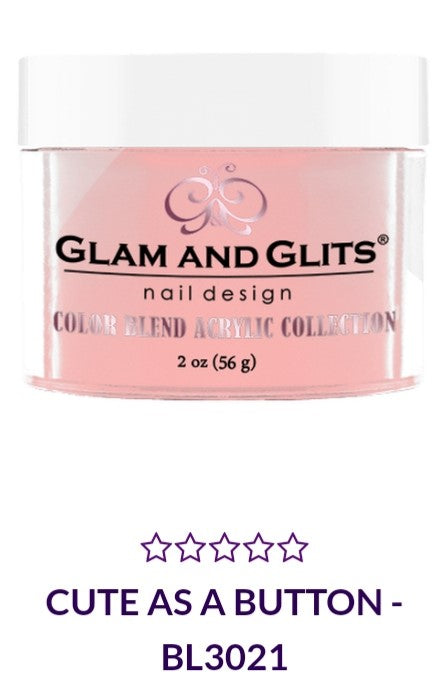 GLAM AND GLITS COLOR BLEND COLLECTION VOL.1 - BL3021 - 2 oz - CUTE AS A BUTTON
