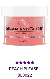 GLAM AND GLITS COLOR BLEND COLLECTION VOL.1 - BL3022 - 2 oz - PEACH PLEASE