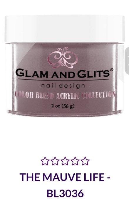 GLAM AND GLITS COLOR BLEND COLLECTION VOL.1 - BL3036 - 2 oz - THE MAUVE LIFE