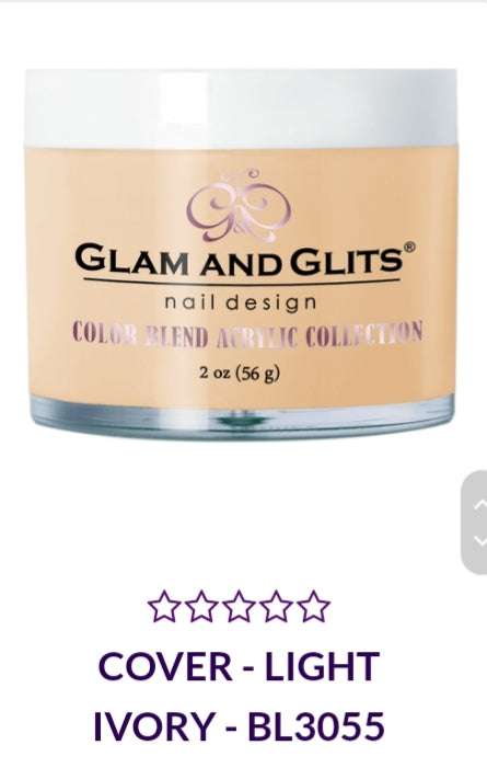 GLAM AND GLITS COLOR BLEND COLLECTION VOL.2 - BL3055 - 2 oz - LIGHT IVORY
