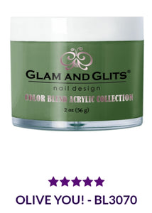 GLAM AND GLITS COLOR BLEND COLLECTION VOL.2 - BL3070 - 2 oz - OLIVE YOU