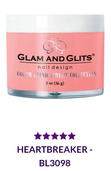 GLAM AND GLITS COLOR BLEND COLLECTION VOL.3 - BL3098 - 2 oz - HEARTBREAKER