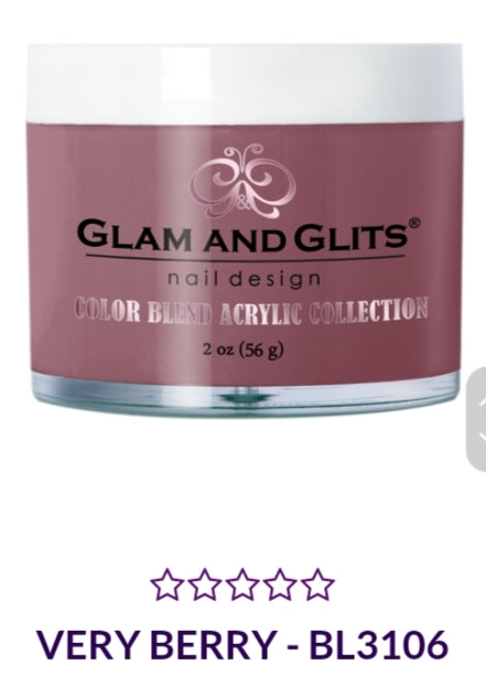 GLAM AND GLITS COLOR BLEND COLLECTION VOL.3 - BL3106 - 2 oz - VERY BERRY