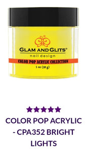 GLAM AND GLITS COLOR POP COLLECTIONS - CPA352 - 1 oz - BRIGHT LIGHTS