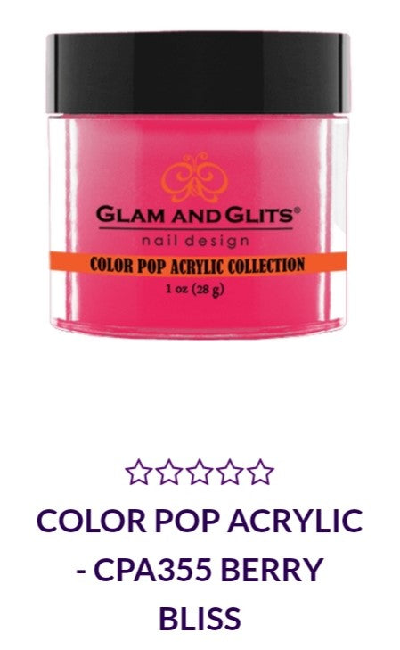 GLAM AND GLITS COLOR POP COLLECTIONS - CPA355 - 1 oz - BERRY BLISS