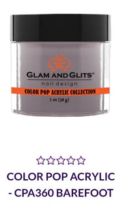 GLAM AND GLITS COLOR POP COLLECTIONS - CPA360 - 1 oz - BAREFOOT