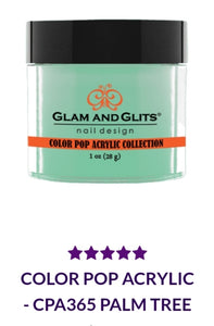 GLAM AND GLITS COLOR POP COLLECTIONS - CPA365 - 1 oz - PALM TREE