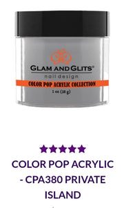 GLAM AND GLITS COLOR POP COLLECTIONS - CPA380 - 1 oz - PRIVATE ISLAND