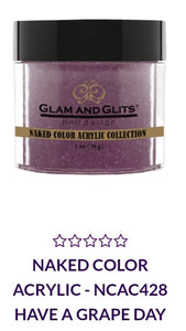 GLAM AND GLITS NAKED COLLECTIONS - NCA428 - 1 oz - HAVE A GRAPE DAY