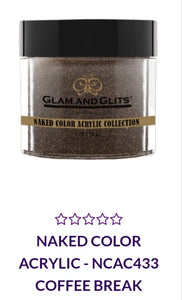 GLAM AND GLITS NAKED COLLECTIONS - NCA433 - 1 oz - COFFEE BREAK