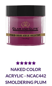 GLAM AND GLITS NAKED COLLECTIONS - NCA442 - 1 oz - SMOLDERING PLUM