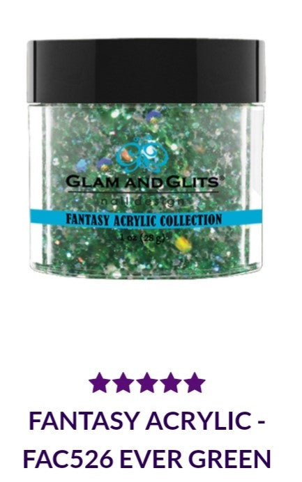 GLAM AND GLITS FANTASY COLLECTIONS - FA526 - 1 oz - EVER GREEN