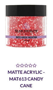 GLAM AND GLITS MATTE COLLECTIONS - MA613 - 1 oz - CANDY CANE