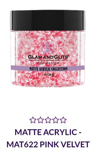GLAM AND GLITS MATTE COLLECTIONS - MA622 - 1 oz PINK VELVET
