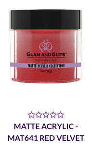 GLAM AND GLITS MATTE COLLECTIONS - MA641 - 1 oz - RED VELVET