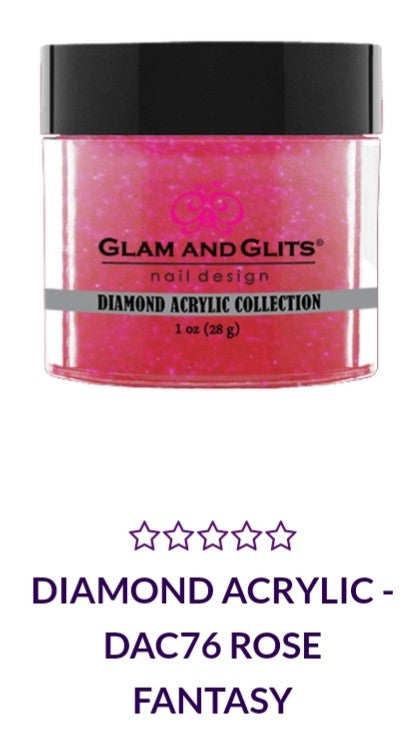 GLAM AND GLITS DIAMOND COLLECTIONS - DA76 - 1 oz - ROSE FANTASY