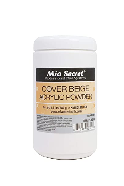 MIA SECRET COVER BEIGE ACRYLIC POWDER 1.5 lbs
