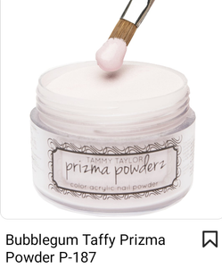 TAMMY TAYLOR COLORED ACRYLIC POWDER PRIZMA 1.5OZ - BUBBLEGUM TAFFY