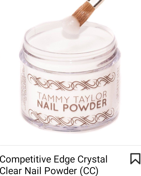 TAMMY TAYLOR ACRYLIC POWDER 1.5OZ - CRYSTAL CLEAR COMPETITIVE EDGE