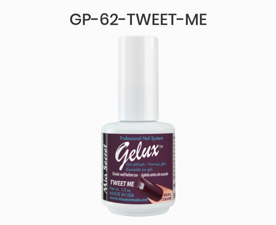 MIA SECRET GELUX GEL NAIL POLISH - GP-62 TWEET ME
