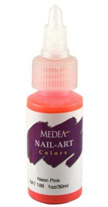 Medea Neon Pink Nail Art Paint