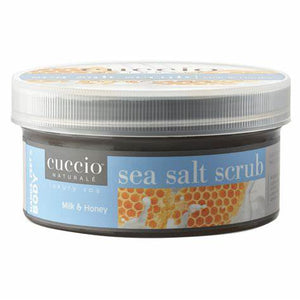 CUCCIO SEA SALT SCRUB - MILK AND HONEY - 19.5oz