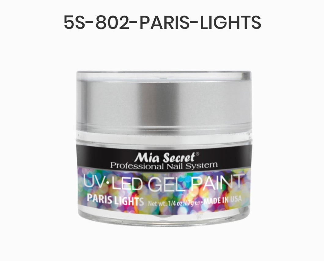 MIA SECRET UV-LED GEL PAINT - PARIS LIGHTS GEL PAINT - 0.25oz