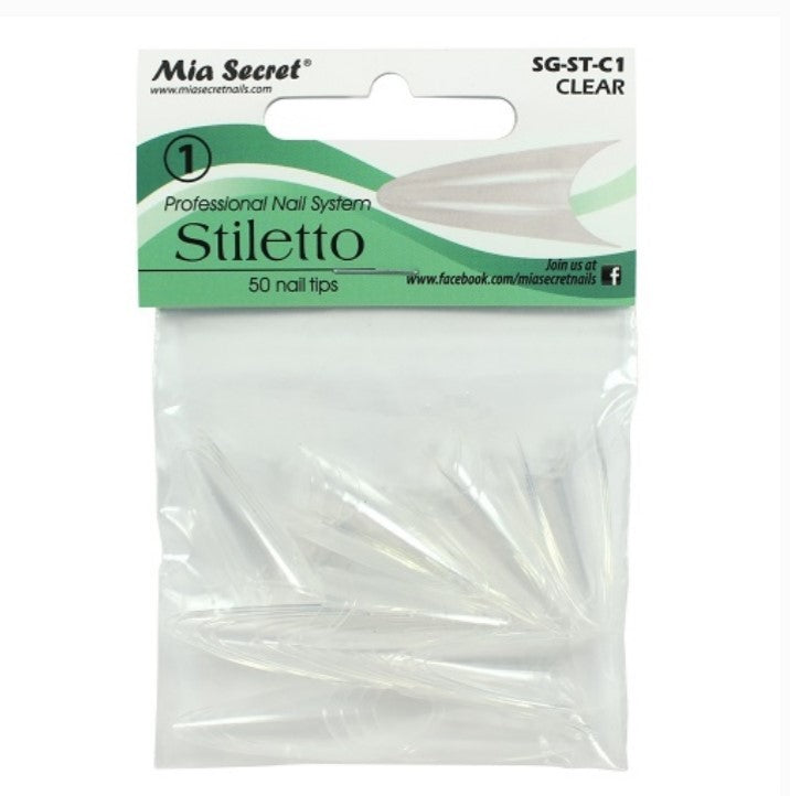 MIA SECRET STILETTO REFILL TIPS - CLEAR  - #4