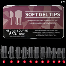 Load image into Gallery viewer, BE SOFT GEL TIPS 550 COUNT
