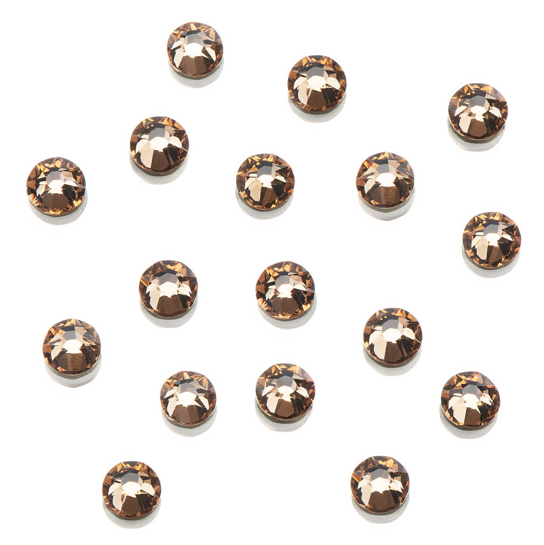 UGLY DUCKLING FLAT BACK RHINESTONES COLORADO TOPAZ 144PK