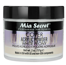 Load image into Gallery viewer, MIA SECRET COVER WHITE PEONY ACRYLIC POWDER
