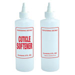 8OZ IMPRINTED NAIL SOLUTION BOTTLE CUTICLE SOFTENER