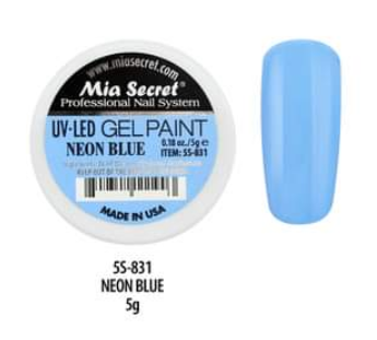 MIA SECRET UV-LED GEL PAINT - NEON BLUE