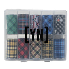 Load image into Gallery viewer, YOUNG NAILS PLAID TRANSFER FOIL
